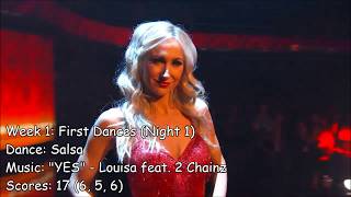 Nikki Glaser  All Dancing With The Stars Performances [upl. by Kir305]