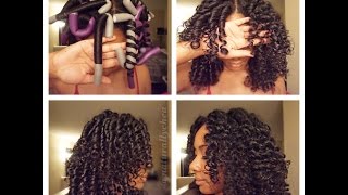 How to Roll Flexi Rods on Natural Hair [upl. by Nonnair921]