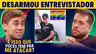 Nikolas Ferreira DESARMA Entrevistador e Ganha sua Simpatia [upl. by Elane]