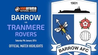 201516 BARROW v Tranmere Rovers [upl. by Anitsim]