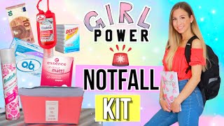 BACK TO SCHOOL DIY NOTFALL SET FÜR MÄDCHEN 🆘DIY Back to School Deutsch 2018 [upl. by Reiners]