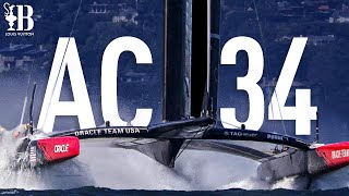 FINALS of 34th Americas Cup  RACES 16  19  Oracle Team USA v Emirates Team New Zealand  Part 4 [upl. by Harding183]