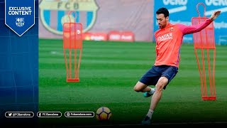 Training skills Sergio Busquets [upl. by Magree624]