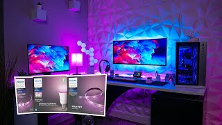 Lighting My Setup with Philips Hue [upl. by Kappel254]