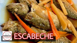 ESCABECHE  ESKABETSE ISDA  EASY AND SIMPLE TO FOLLOW  Tambayan Cooking Lutong Bahay [upl. by Ivie]