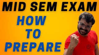 GTU  MID SEM EXAM  HOW TO PREPARE [upl. by Ahsikan]