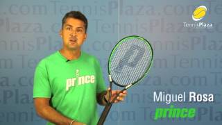 Prince Tour 100p Tennis Racquet Review  Tennis Plaza [upl. by Healey449]