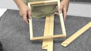 How to Make a Canvas Frame [upl. by Arrac]