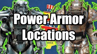 Fallout 76  20 Power Armor Locations And Power Armor Tips High Level Gear Fallout 76 Guide [upl. by Eirak394]