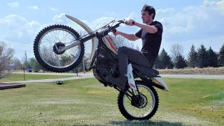 This Yamaha MX 175 Flies Keeping Up With a Newer Dirt Bike [upl. by Suckow]