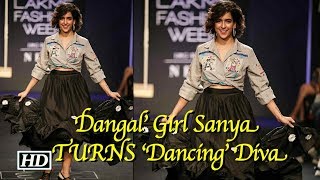 ‘Dangal’ Girl Sanya Malhotra TURNS Dancing Diva [upl. by Ggerc]