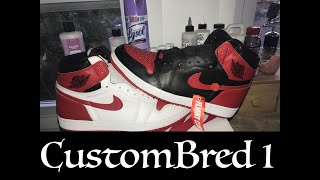 Heritage Jordan 1 Custom Bred [upl. by Westhead]