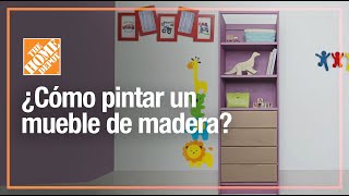 ¿Cómo pintar un mueble de madera como profesional  Pintura [upl. by Swaine]