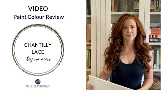 Paint Colour Review Benjamin Moore Chantilly Lace OC65 [upl. by Nodyl]