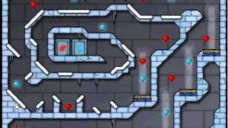 FireBoy and WaterGirl 3 in the Ice Temple Walkthrough ♥ Part 1\4 [upl. by Nerrol]