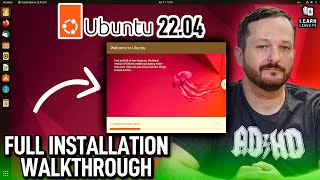 Ubuntu 2204 LTS  Full Installation Walkthrough [upl. by Assenyl]