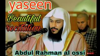 Surah yaseen beautiful recitation with HD text by Abdul Rahman al ossi [upl. by Nivek]