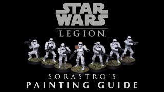 Star Wars Legion Painting Guide Ep4 Stormtroopers [upl. by Northrop]