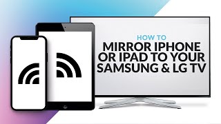 Screen Mirror iPhone or iPad to Samsung and LG TV [upl. by Erdnassac569]