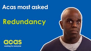 Redundancy  Acas most asked [upl. by Ysteb]