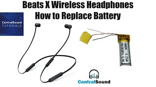 How to Replace Battery BeatsX Wireless Headphones [upl. by Krispin39]