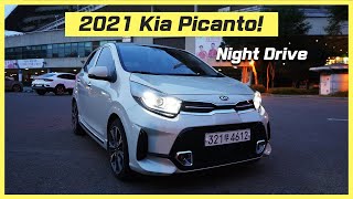 Let’s drive the 2021 New Kia Picanto Is it fast Efficient Roomy Let’s go for a night drive [upl. by Mercola]