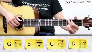 Como tocar MANA Vivir Sin Aire guitarra Tutorial Arpegios acústica y criolla acordes maná [upl. by Bailie]