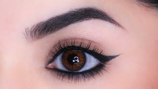 3steps to Apply Winged Eyeliner like a Pro with Lakme Eyeliner  Eyeliner tutorial  Chandrika [upl. by Yerak]