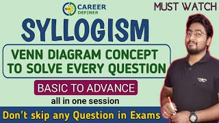 Syllogism Complete Chapter For Bank Exams  Syllogism Concepts amp Tricks  IBPSRRBSBI PO amp Clerk [upl. by Delores]