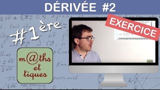 EXERCICE  Dériver une fonction Niv2  Première [upl. by Ronnholm]