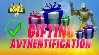 How Gifting Works in Fortnite  Activating your 2 Factor Authentification 2FA Account Guide [upl. by Marmion770]