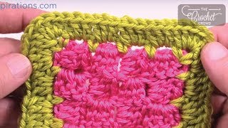 Crochet Border  Corner to Corner C2C  BEGINNER  The Crochet Crowd [upl. by Ised]