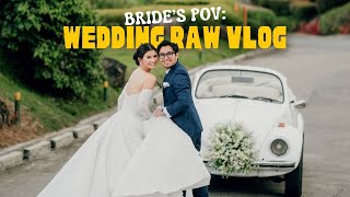 RAW WEDDING VLOG  Jen Barangan [upl. by Tratner374]