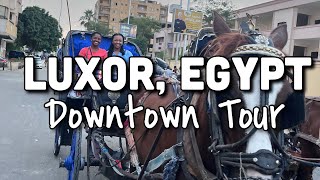 Downtown Luxor Egypt  Horse amp Buggy Tour FULL VIDEO [upl. by Brianna788]