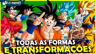 TODAS AS FORMAS DO GOKU ATE HOJE [upl. by Viridissa]