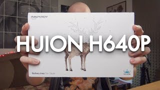 Drawing Tablet In Your BAG  Huion H640P Review [upl. by Lulu]