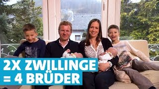 Doppeltes Zwillingsglück Die Familie aus Bad Ditzenbach bekommt erneut Zwillinge [upl. by Alrich331]