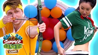 PUNISHMENT ARCHERY Smosh Summer Games [upl. by Aelgna778]