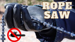 AWESOME Rope Chain Saw [upl. by Eerazed]