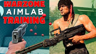 The Perfect AimLab Playlist To Improve Aim In Warzone [upl. by Kutzenco]