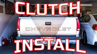 OBS C1500 CLUTCH REPLACEMENT   SLAVE amp MASTER  8898 [upl. by Anelak112]