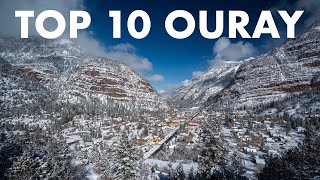 TOP 10 PLACES TO VISIT IN OURAY COLORADO [upl. by Fidellia]