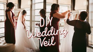 DIY Cathedral Wedding Veil Tutorial  TarinItUp [upl. by Ramsdell]