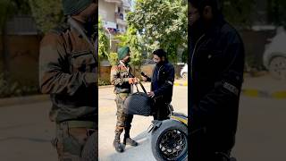 ARMY वाले भाई को देदी TEHELKA SUPER BIKE😱 [upl. by Myriam]