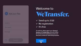 How to use WeTransfer file transfer service [upl. by Kimble]