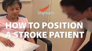 How To Position A Stroke Patient [upl. by Aitat844]