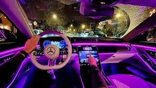 2021 MercedesBenz S Class NIGHT DRIVE by AutoTopNL [upl. by Ricardama557]