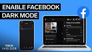 How To Enable Facebook Dark Mode [upl. by Monie]