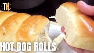 How to make Hot Dog Rolls  Perfect Hot Dog Bread Rolls Recipe  How to Make Hot Dog Buns at home [upl. by Theurich]