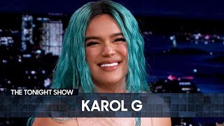 A Billboard Led Karol G Back into Music  The Tonight Show Starring Jimmy Fallon [upl. by Mintz]